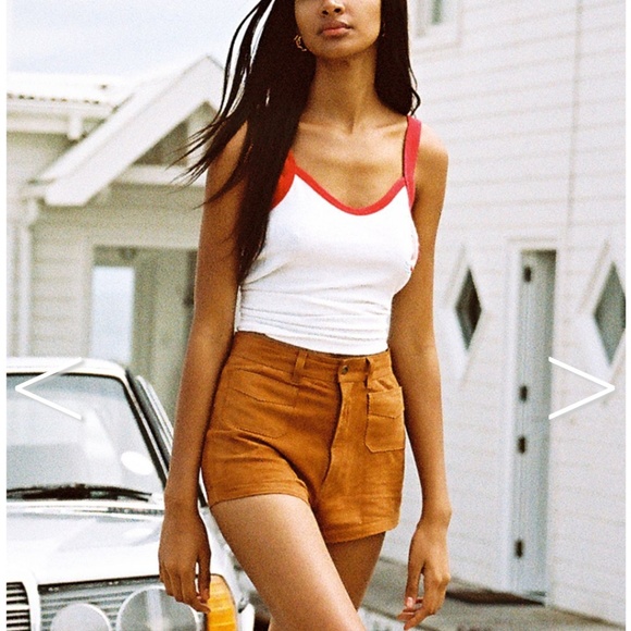 Arnhem Pants - Arnhem Lone Ranger High Waist Suede Shorts